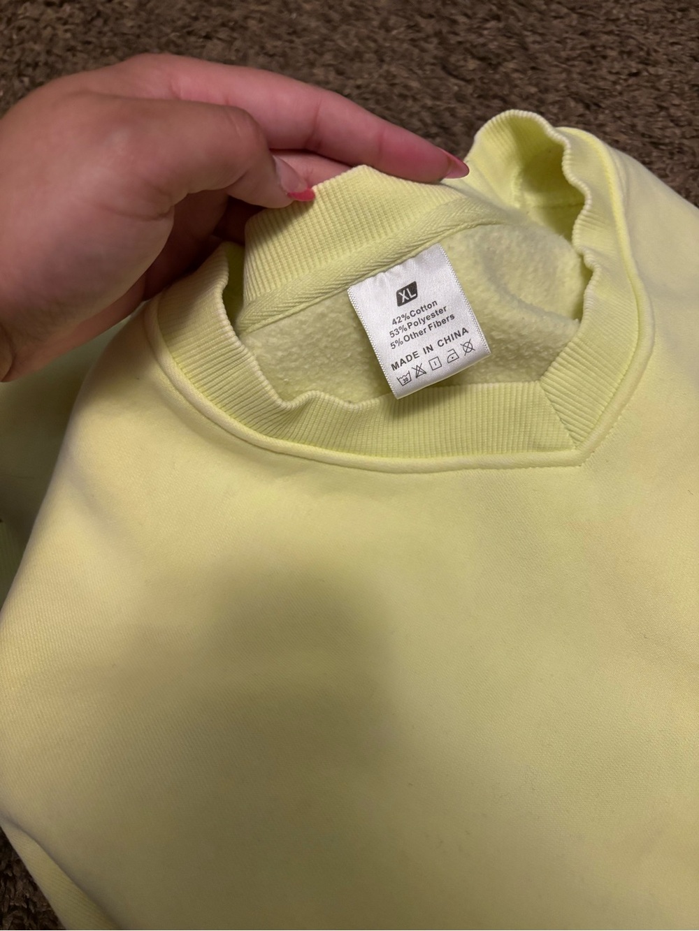 Yellow Sweater - Picture 2 of 2